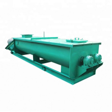 Industrial double-shaft dust humidification paddle mixer